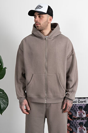 Ukhwd Urban Taş Oversize Ceket Hoodie