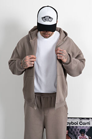 Ukhwd Urban Taş Oversize Ceket Hoodie