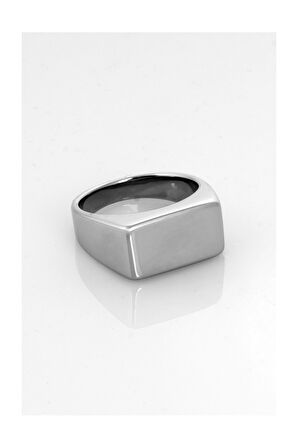 Silver Dikdörtgen Erkek Yüzük