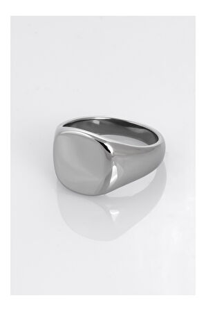 Silver Oval Erkek Yüzük