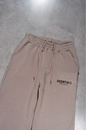 Essentials Amsterdam Stoperli Taş Wide Leg Erkek Eşofman Altı
