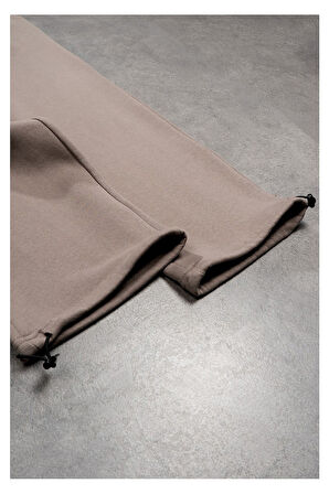 Shadow Stoperli Taş Wide Leg Erkek Eşofman Altı