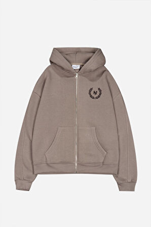 UKHWD NY Taş Zip Hoodie Erkek Ceket