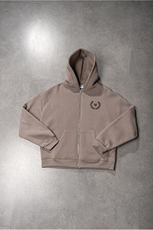 UKHWD NY Taş Zip Hoodie Erkek Ceket