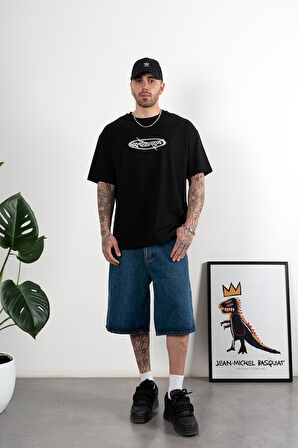 UKHWD 2YK Chrome Logo Oversize Erkek Tişört UK1459SYGM