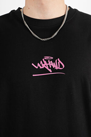 UKHWD Classic Logo Oversize Erkek Tişört UK1243SYPM