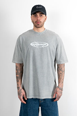 Ice Washed Y2K Oversize Erkek Tişört UK1466WSSY