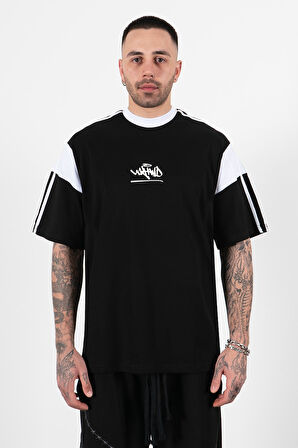 Heritage Graffiti Logo Oversize Erkek Futbol Tişört