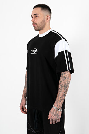 Heritage Graffiti Logo Oversize Erkek Futbol Tişört