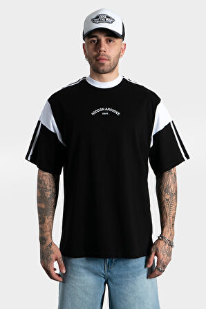Hidden Archive Oversize Erkek Futbol Tişört