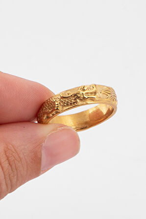 316L Çelik Dragon Erkek Yüzük