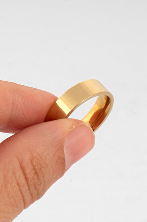 316L Çelik Düz Flat Erkek Yüzük KA1344AL