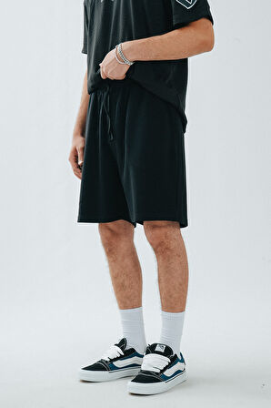 Siyah Pike Erkek Şort