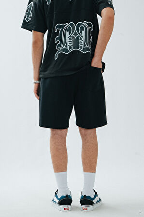 Siyah Pike Erkek Şort