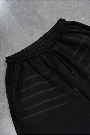 Urban Relaxed Siyah Erkek Şort