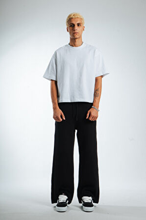 Siyah Urban Baggy Erkek Eşofman Altı US4403SY