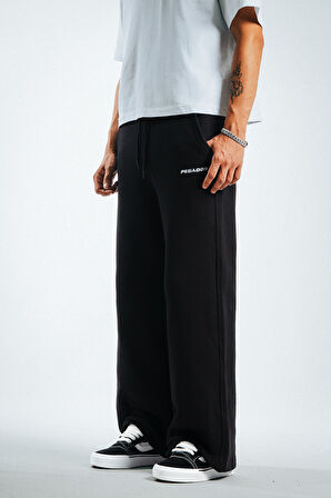 Siyah Urban Baggy Erkek Eşofman Altı US4403SY