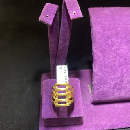 22 Ayar Altın Yüzük Kaburga Modern Tasarım 5.15gr 13 Numara Kadın Hediye