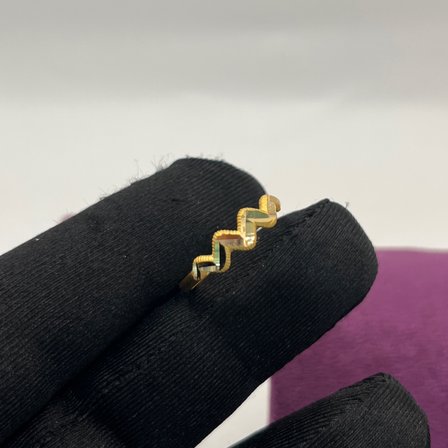 Paksoy 22 Ayar Altın Yüzük Zizak Ajda 1.42 Gr 16 Beden