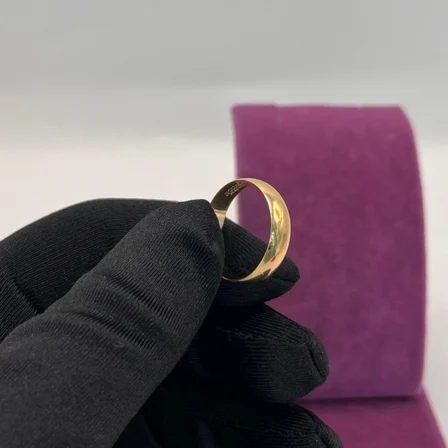 22 Ayar Altın Yüzük Alyans 4.17gr 18 Numara Kadın Hediye