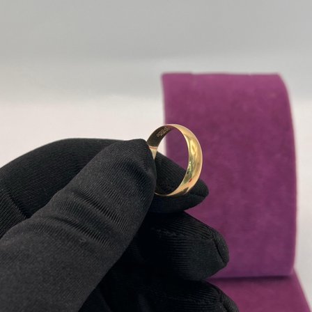 22 Ayar Altın Yüzük Alyans 4.17gr 18 Numara Kadın Hediye