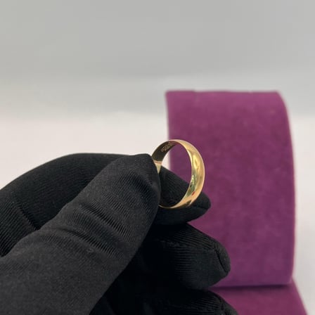 22 Ayar Altın Yüzük Alyans 5.16gr 22 Numara Kadın Hediye