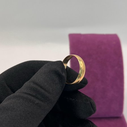 22 Ayar Altın Yüzük Alyans 5.32gr 25 Numara Kadın Hediye