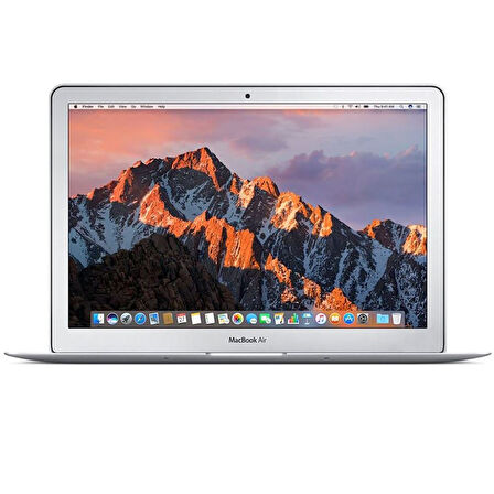 MacBook Air (13 inç, 2017) intel Core i5 1.8 GHz Intel HD Graphics 6000 8 GB Ram 128 GB SSD Gümüş MQD32TU/A - Yenilio Outlet