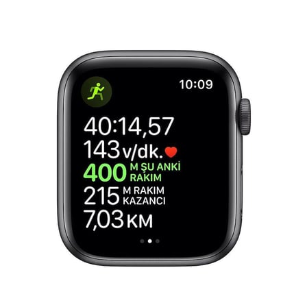Apple Watch Seri 5 44mm (GPS) Alüminyum Kasa Uzay Grisi - Yenilio Yenilisi - A Kalite - MWVF2TU/A