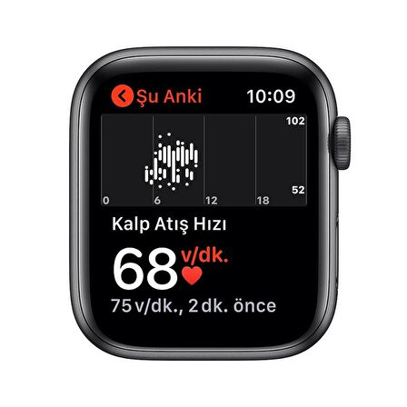 Apple Watch SE (1.Nesil) 44mm (GPS) Alüminyum Kasa Uzay Grisi - Yenilio Yenilisi - A Kalite - MYDT2TU/A