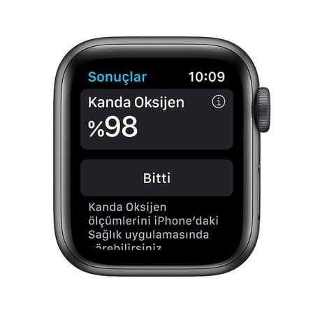 Apple Watch Seri 6 40mm (GPS) Alüminyum Kasa Uzay Grisi - Yenilio Yenilisi - A Kalite - MG133TU/A