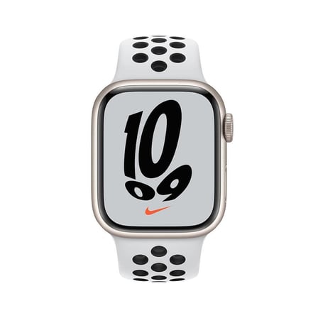 Apple Watch Seri 7 Nike+ 41mm (GPS) Alüminyum Kasa Yıldız Işığı - Yenilio Outlet - B Kalite - MKN33TU/A