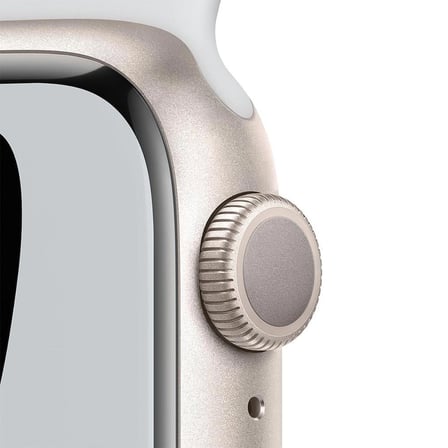Apple Watch Seri 7 Nike+ 41mm (GPS) Alüminyum Kasa Yıldız Işığı - Yenilio Outlet - B Kalite - MKN33TU/A