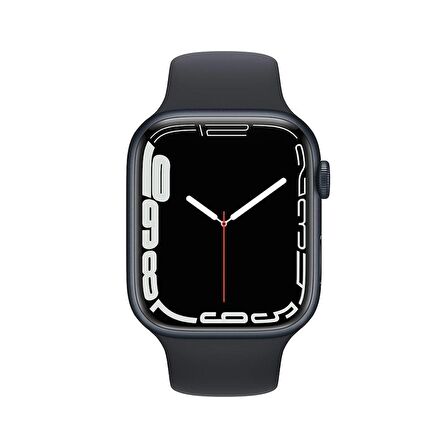 Apple Watch Seri 7 45mm (GPS) Alüminyum Kasa Gece Yarısı - Yenilio Yenilisi - A Kalite - MKN53TU/A