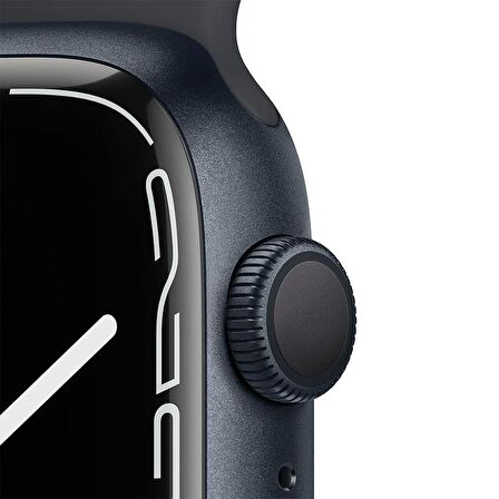 Apple Watch Seri 7 45mm (GPS) Alüminyum Kasa Gece Yarısı - Yenilio Yenilisi - A Kalite - MKN53TU/A