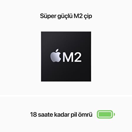 MacBook Air (M2, 2022) M2 8CPU 8GPU 8 GB 256 GB Altın MLY13TU/A - Yenilio Yenilisi - A Kalite