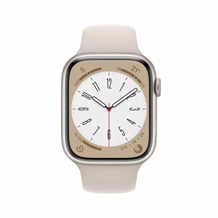Apple Watch Seri 8 45mm (GPS) Alüminyum Yıldız Işığı - Yenilio Yenilisi - A Kalite - MNP23TU/A