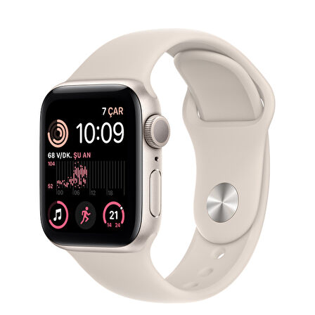 Apple Watch SE 40mm (2.Nesil) (GPS) Alüminyum Kasa Yıldız Işığı MNJP3TU/A - Yenilio Outlet