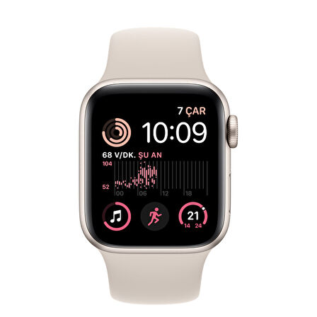 Apple Watch SE 40mm (2.Nesil) (GPS) Alüminyum Kasa Yıldız Işığı MNJP3TU/A - Yenilio Outlet