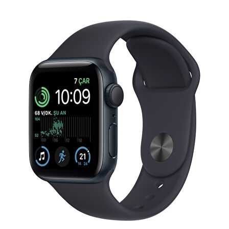 Apple Watch SE 40mm (2.Nesil) (GPS) Alüminyum Kasa Gece Yarısı A MNJT3TU/A -  Yenilio Yenisi