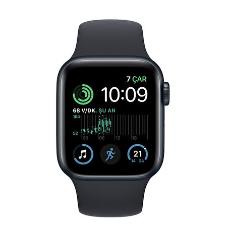 Apple Watch SE 40mm (2.Nesil) (GPS) Alüminyum Kasa Gece Yarısı A MNJT3TU/A -  Yenilio Yenisi