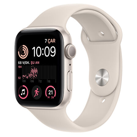 Apple Watch SE 44mm (2.Nesil) (GPS) Alüminyum Kasa Yıldız Işığı MNJX3TU/A - Yenilio Yenisi
