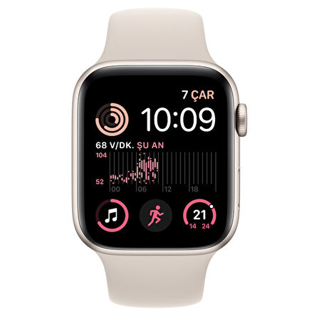 Apple Watch SE 44mm (2.Nesil) (GPS) Alüminyum Kasa Yıldız Işığı MNJX3TU/A - Yenilio Yenisi