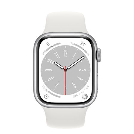 Apple Watch Seri 8 45mm (GPS) Alüminyum Gümüş MP6N3TU/A - Yenilio Outlet