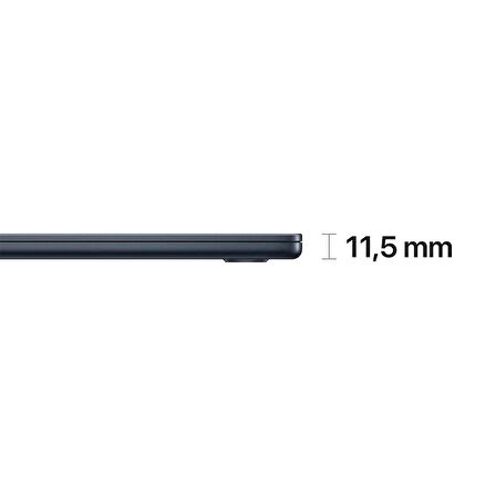 MacBook Air (15 inç, M2, 2023) M2 8CPU 10GPU 8 GB 512 GB Gece Yarısı MQKX3TU/A - Yenilio Yenilisi - A Kalite