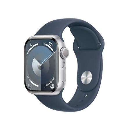 Apple Watch Seri 9 41mm (GPS) Alüminyum Kasa Gümüş MR903TU/A - Yenilio Yenisi