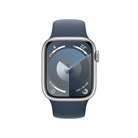 Apple Watch Seri 9 41mm (GPS) Alüminyum Kasa Gümüş MR903TU/A - Yenilio Yenisi