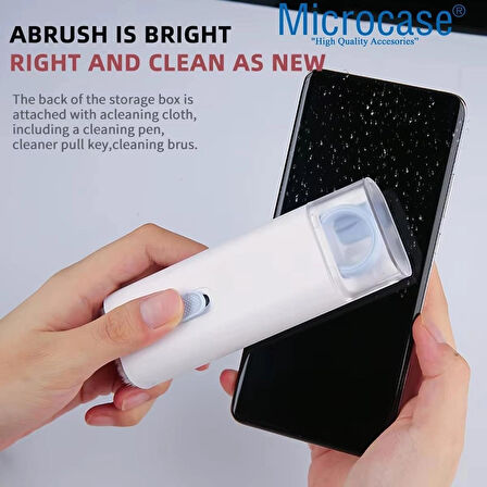 Microcase 7in1 Çok Fonksiyonlu Elektronik Eşya Temizleme ve Fırça Seti - BEYAZ-MAVİ AL5251