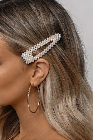 İnci Toka Üçgen Cıtcıtlı Model 4 Adet Kadın Aksesuer Takı