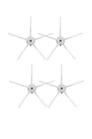 Roborock Q7 Max Uyumlu 4 Adet Beyaz Yan Fırça